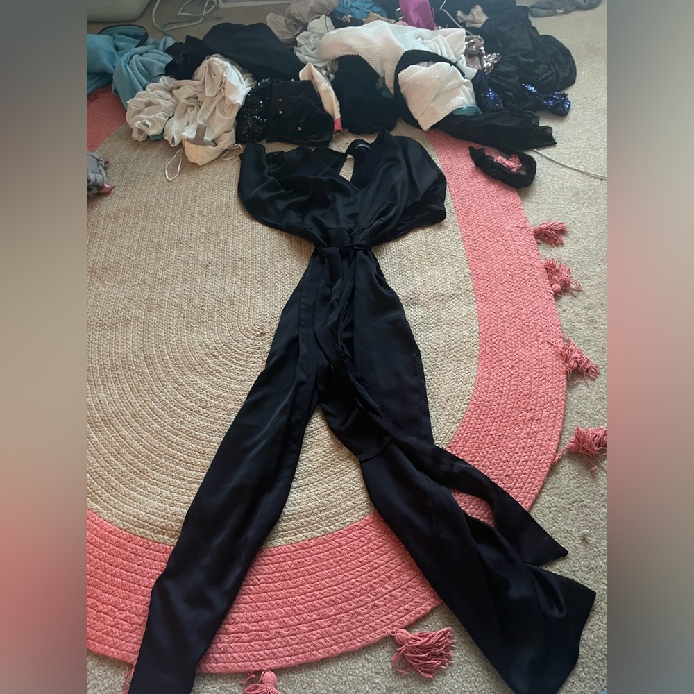 Abercrombie silk jumpsuit
